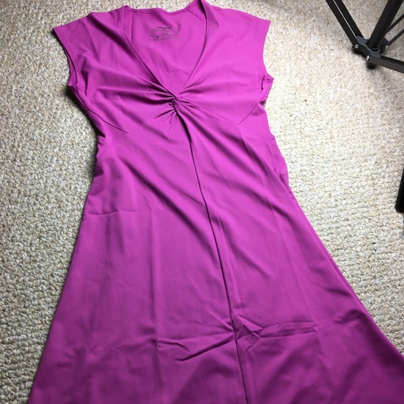 XS Patagonia Bandha Twist Knot Dress Purple EUC 🌟 - Picture 7 of 8